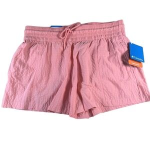 Columbia Boundless Trek Active Shorts Womens Medium Pink Hiking Gorpcore NWT